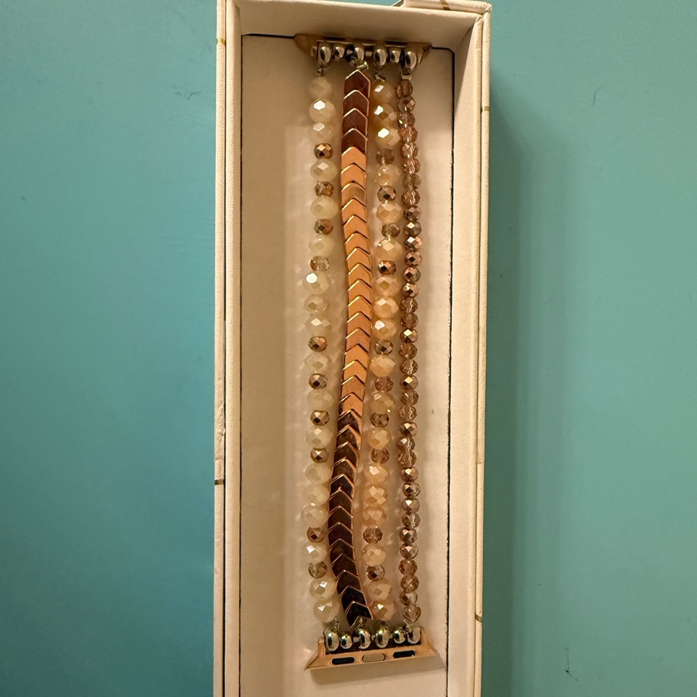 Apple Watch band copper colored Multi-Strand Beaded